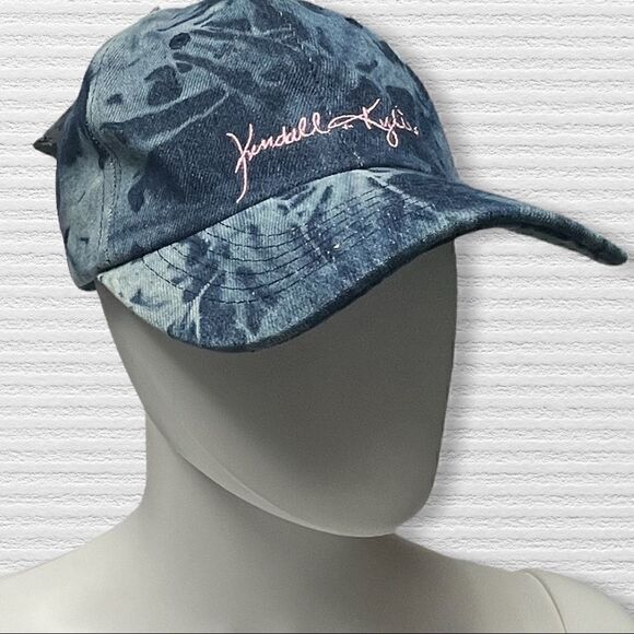 Kendall & Kylie Denim Tie Dye Baseball Cap - Picture 2 of 8